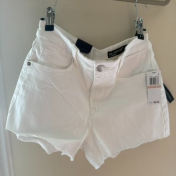BLANK NYC The Barrow Vintage High-Rise White Shorts Women's Size 28 NWT - Picture 4 of 10